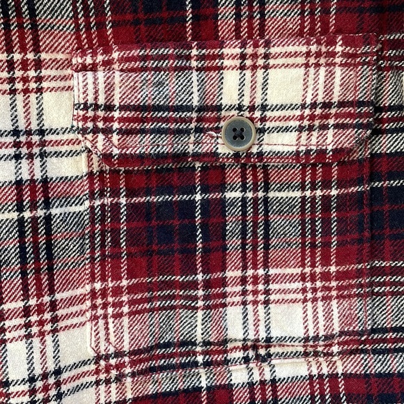 Jachs Men’s Burgundy Flannel - Picture 3 of 6